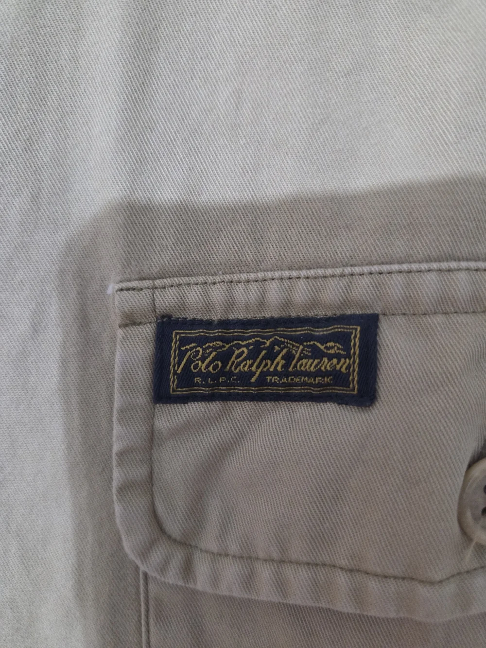 NWT Polo Ralph Lauren Khaki Button-Down Shirt, Size XXL